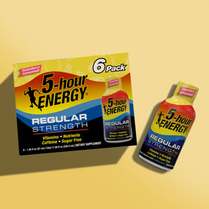 Strawberry Lemonade Flavor Regular Strength 5-hour ENERGY Shots