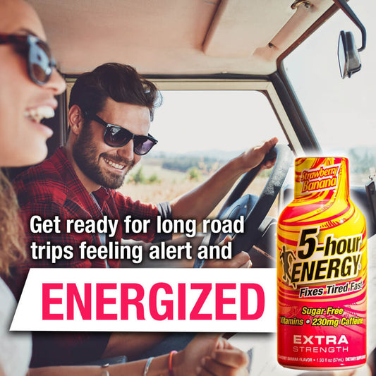 Strawberry Banana Flavor Extra Strength 5-hour ENERGY Shots