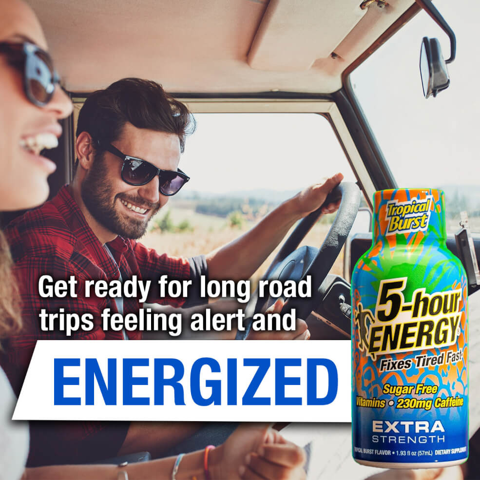 6-Pack Tropical Burst Flavor Extra Strength 5-hour ENERGY Shots