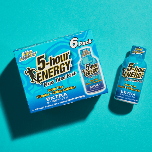 Extra Strength Blue Raspberry - 5HE - 6 pack