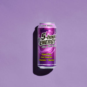 Individual can of 5-hour ENERGY Grape Blast