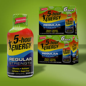 Watermelon Flavor Regular Strength 5-hour ENERGY Shots