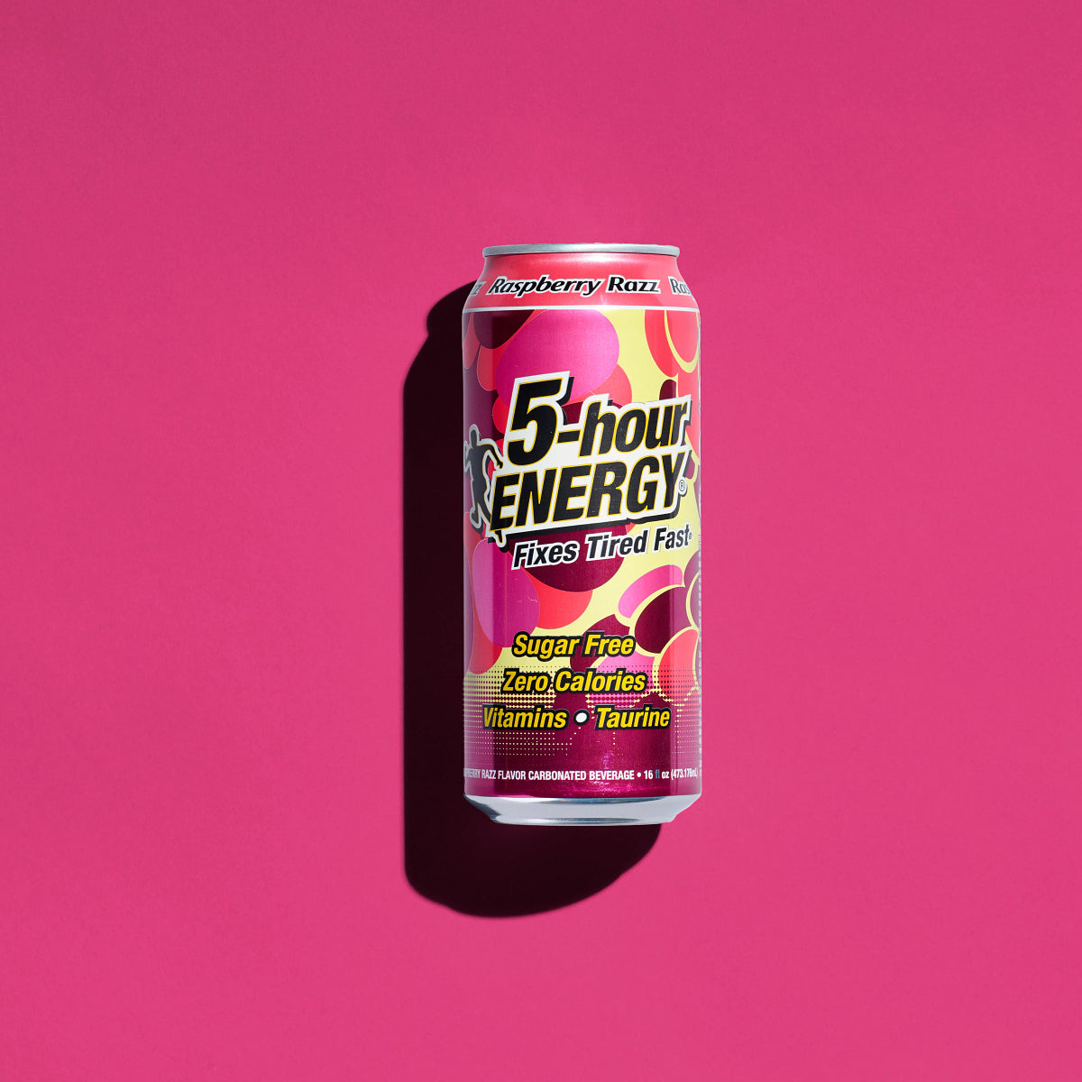 Individual can of 5-hour ENERGY Raspberry Razz