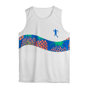 Tropical Tank Top with Running Man Logo