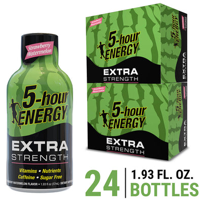 Strawberry Watermelon Flavor Extra Strength 5-hour ENERGY Shots