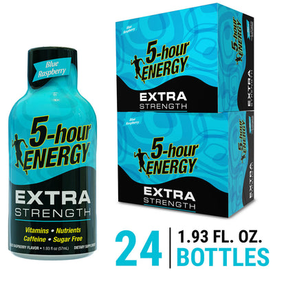 Blue Raspberry Flavor Extra Strength 5-hour ENERGY Shots