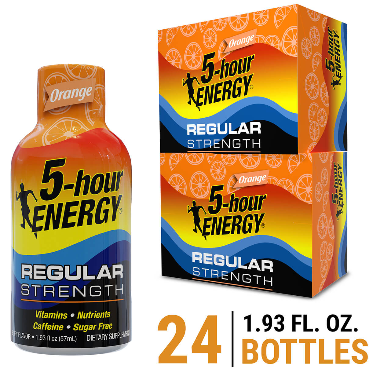 Orange Flavor Regular Strength 5-hour ENERGY Shots