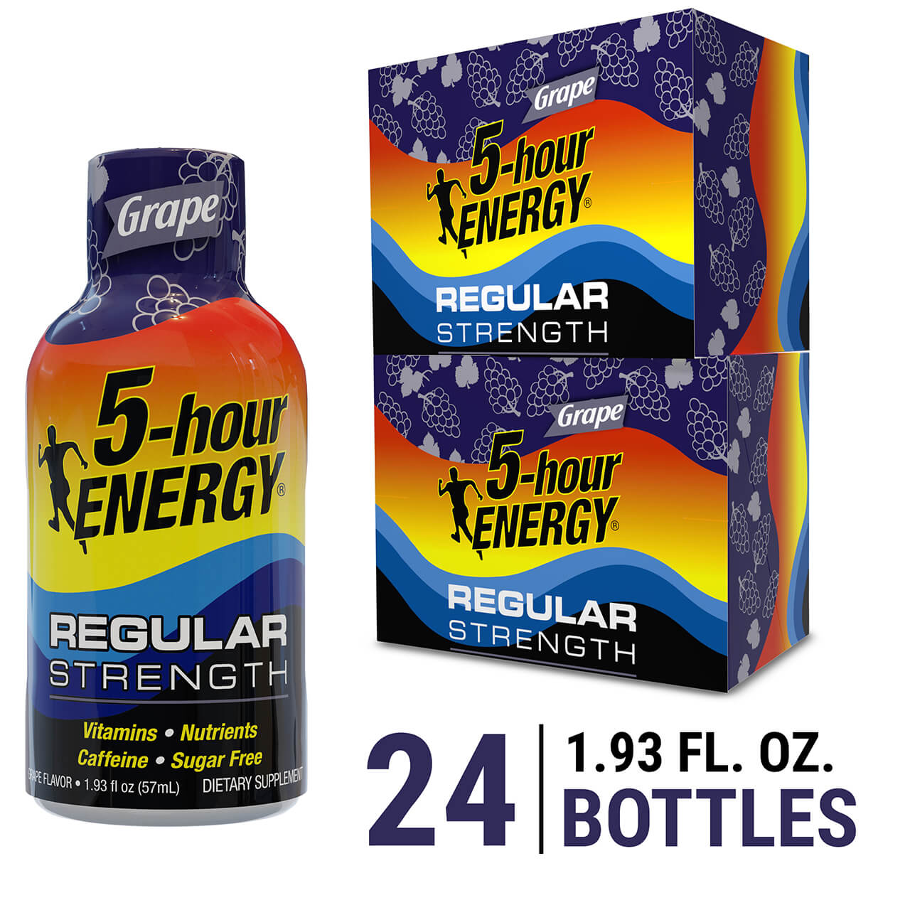 Grape Flavor Regular Strength 5-hour ENERGY Shots