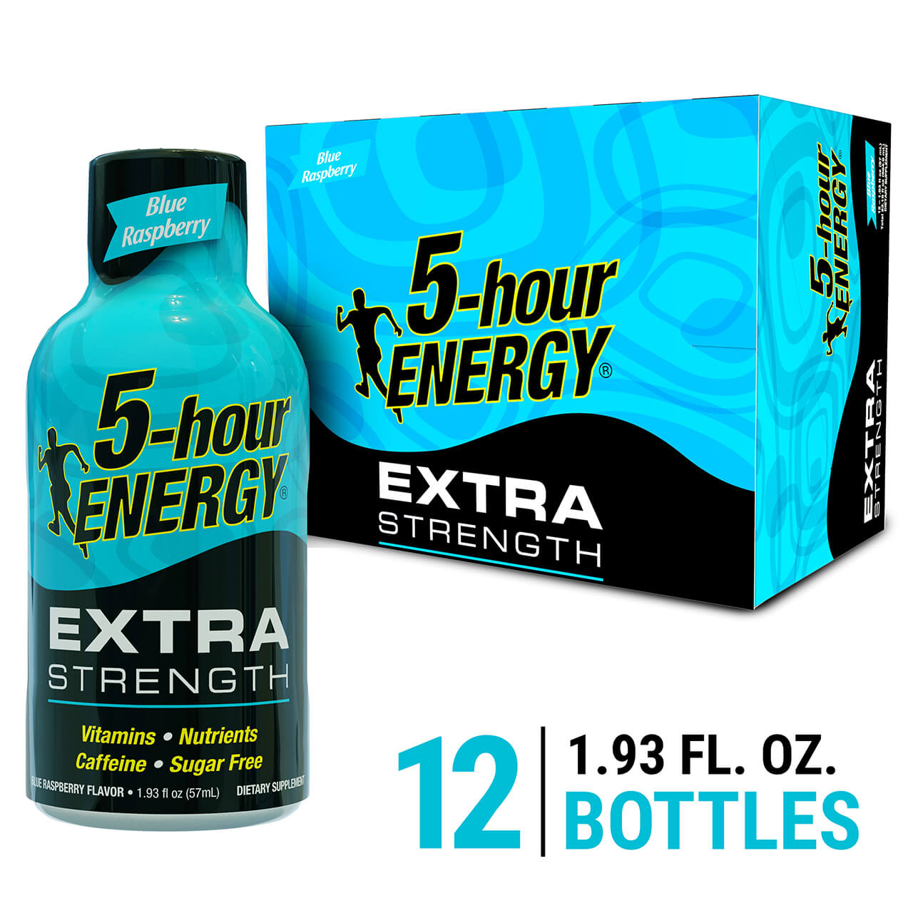 Blue Raspberry Flavor Extra Strength 5-hour ENERGY Shots