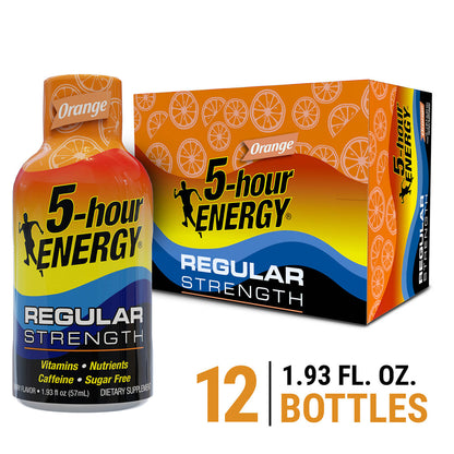 Orange Flavor Regular Strength 5-hour ENERGY Shots