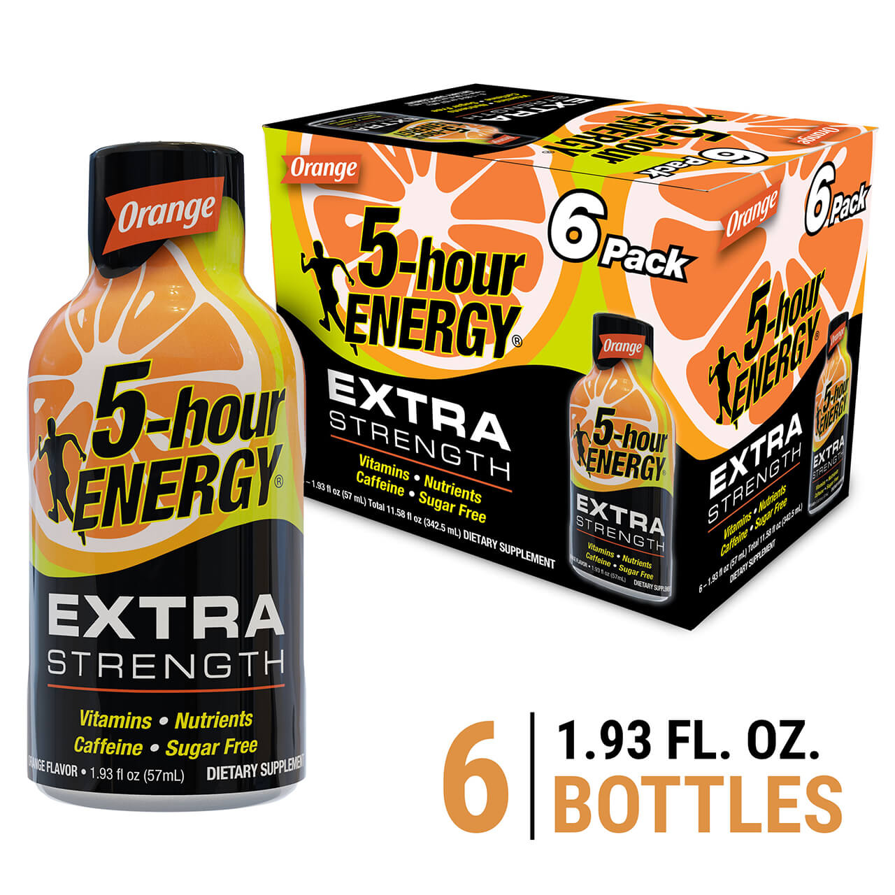 Orange Flavor Extra Strength 5-hour ENERGY Shots