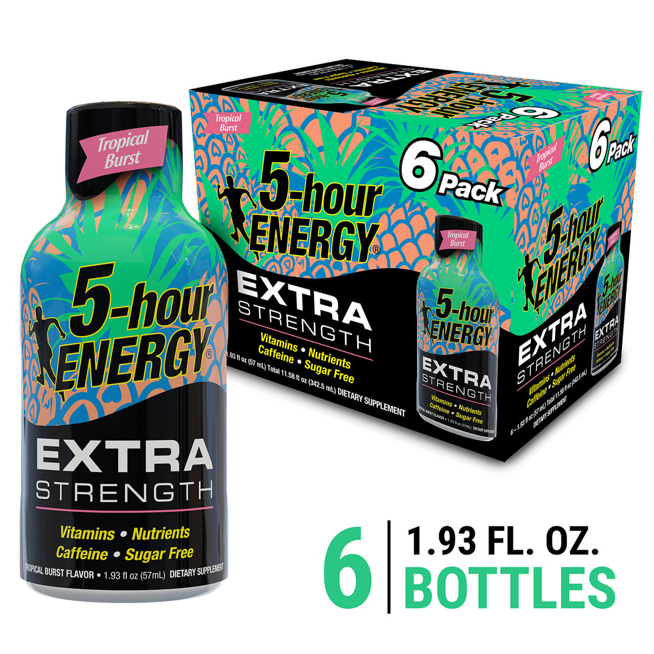 Tropical Burst Flavor Extra Strength 5-hour ENERGY Shots