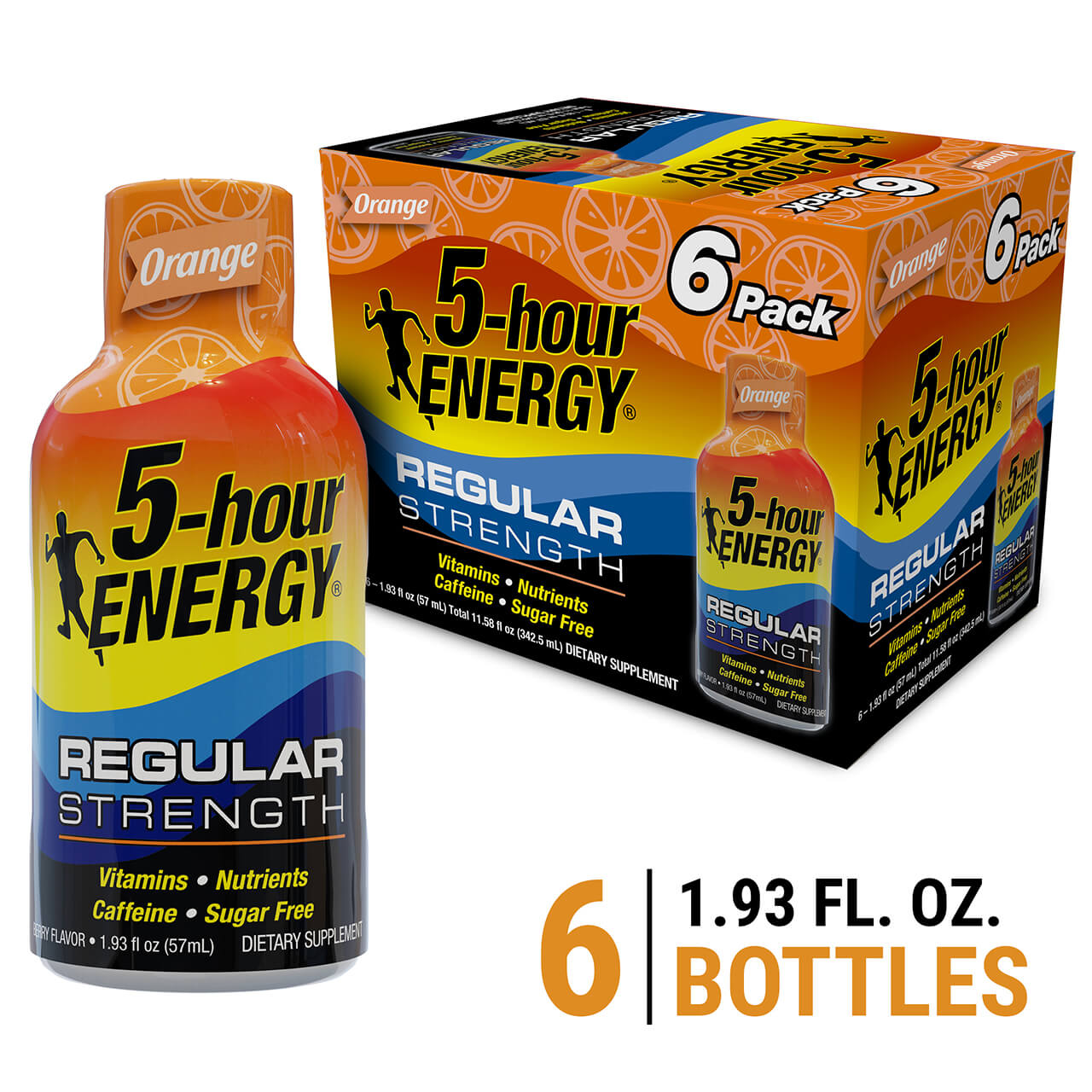 Orange Flavor Regular Strength 5-hour ENERGY Shots