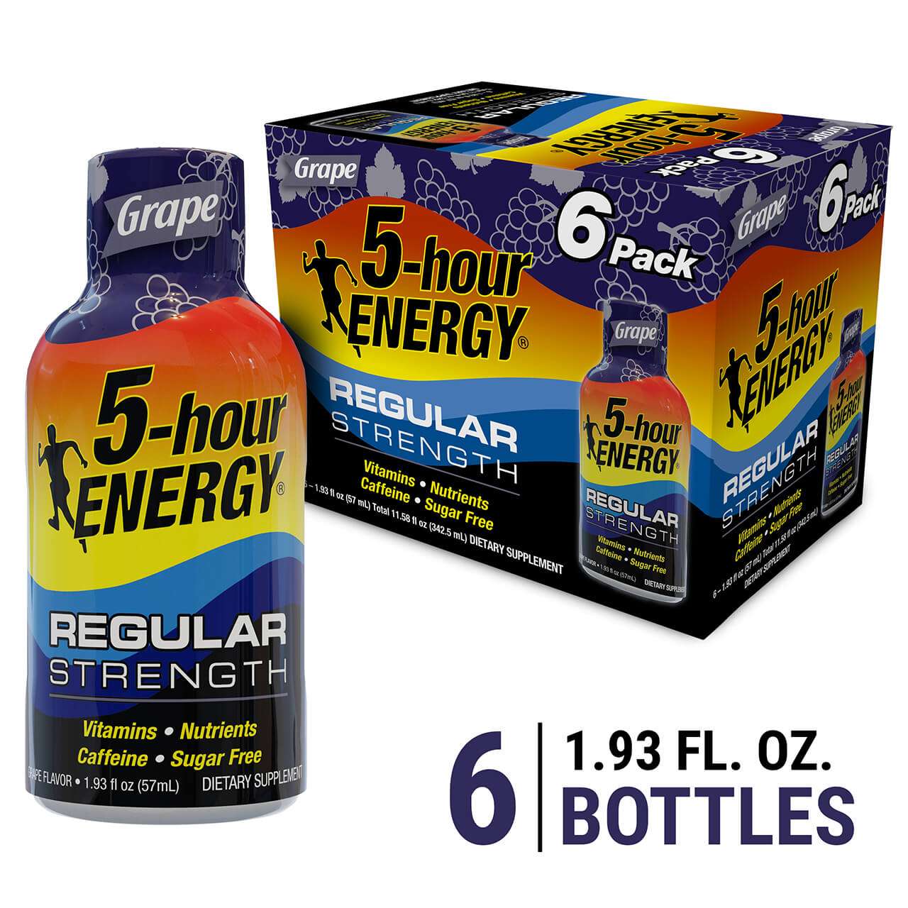 Grape Flavor Regular Strength 5-hour ENERGY Shots