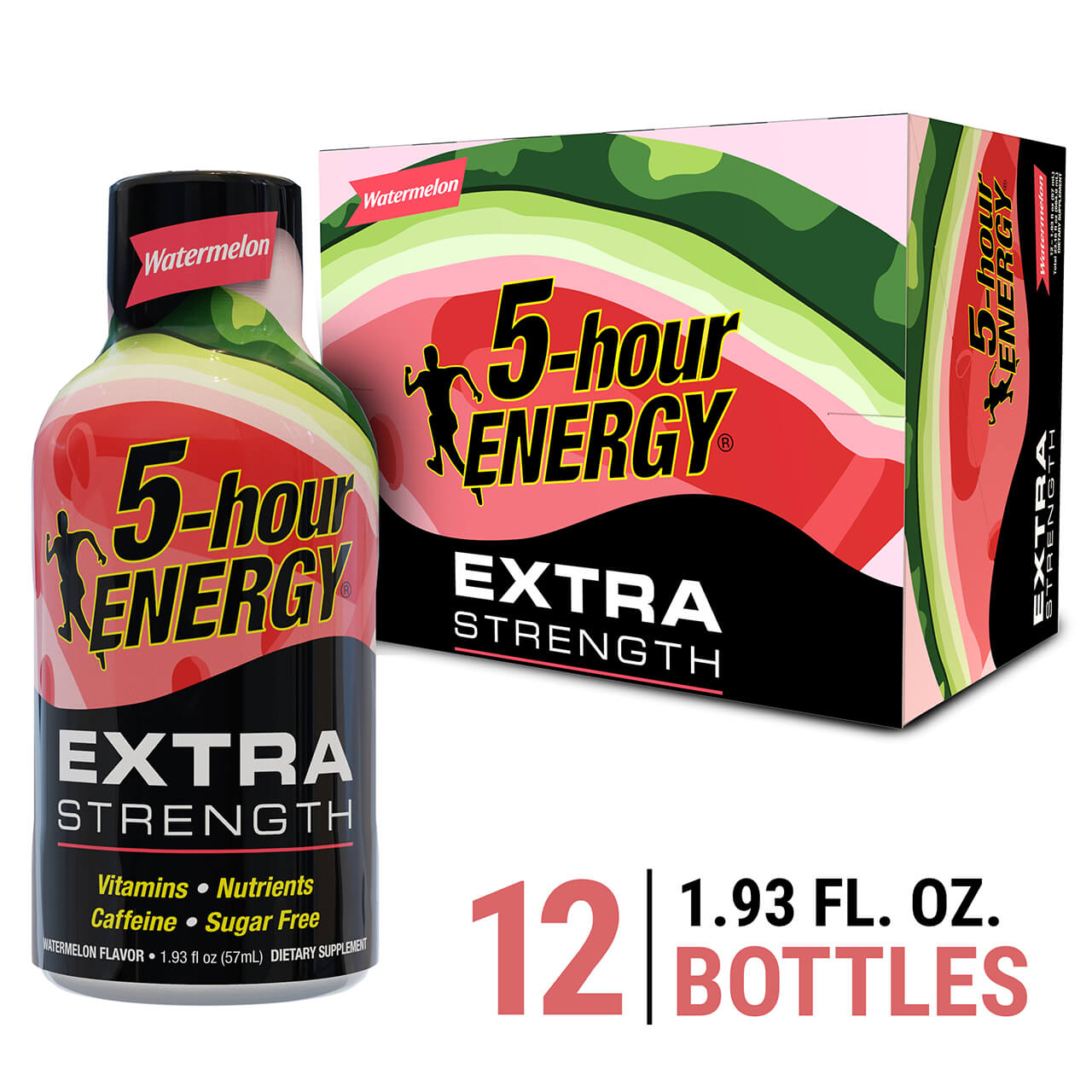 Watermelon Flavor Extra Strength 5-hour ENERGY Shots