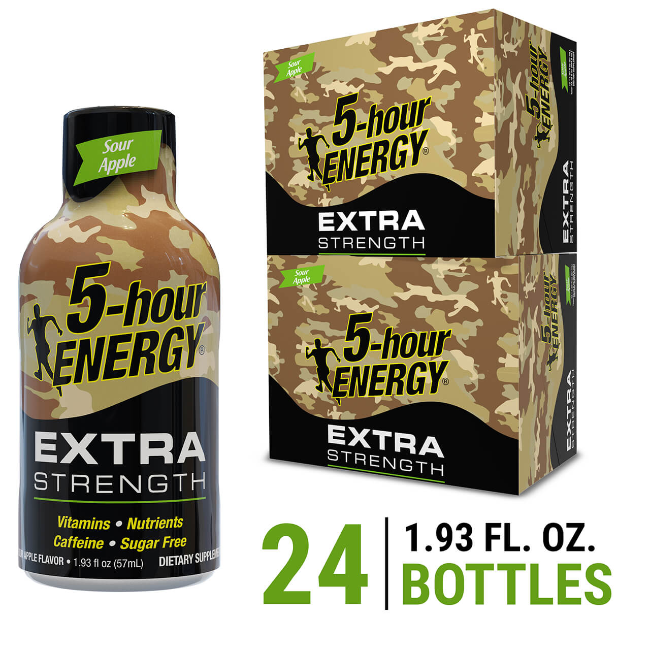 Sour Apple Flavor Extra Strength 5-hour ENERGY Shots