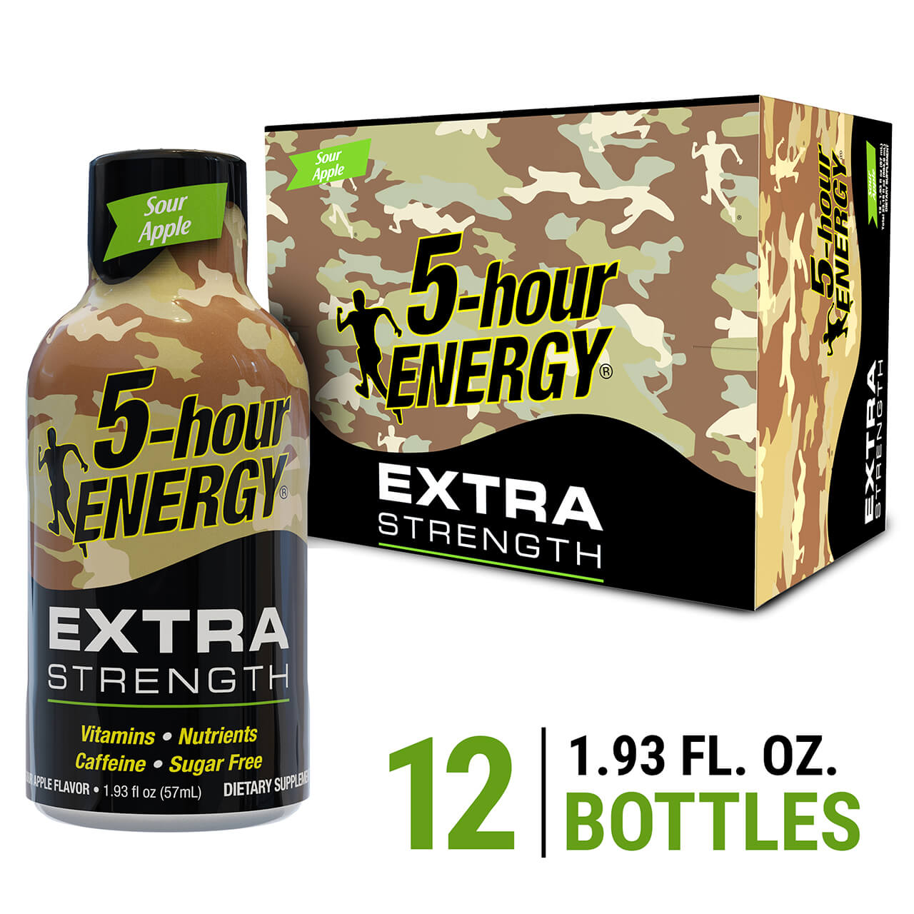 Sour Apple Flavor Extra Strength 5-hour ENERGY Shots