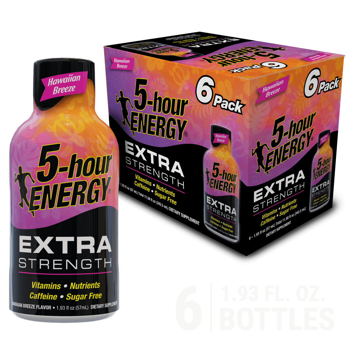 Hawaiian Breeze Flavor Extra Strength 5-hour ENERGY Shots