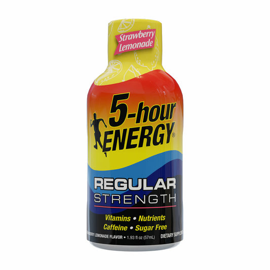 Strawberry Lemonade Flavor Regular Strength 5-hour ENERGY Shots